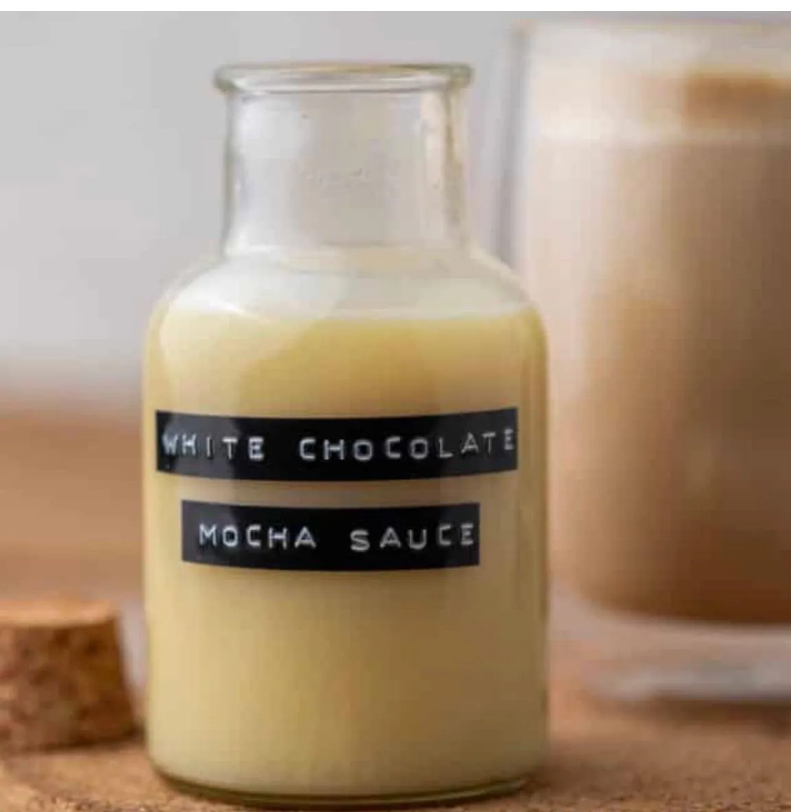 White chocolate sauce